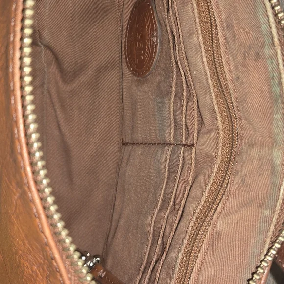 Fossil Leather Purse Crossbody Adjustable Strap - Picture 16 of 16